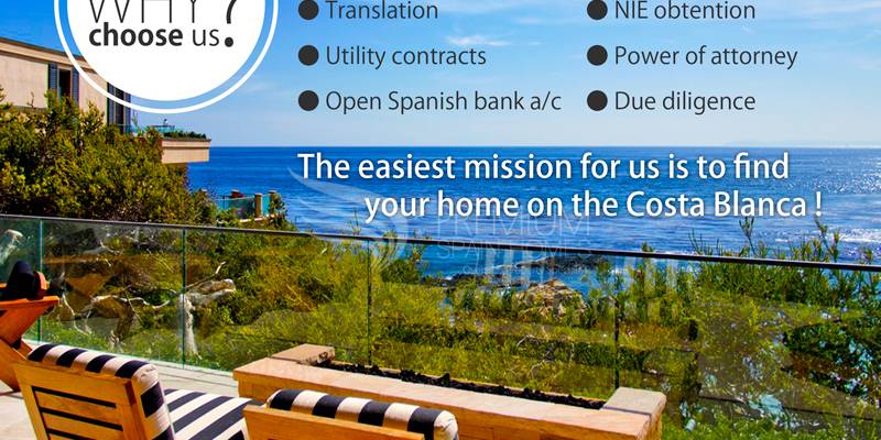 Your home on the Costa Blanca with Premium Spain Homes